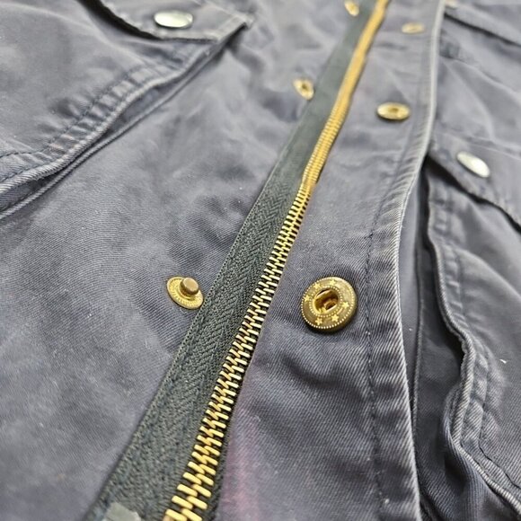 DB Supply Coat Adult Men's Size Small Navy Blue Chore Coat Hoodie EUC Long - Picture 10 of 15